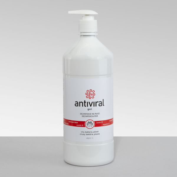 Dezinfekce ANTIVIRAL Gel 1000 ml s pumpou