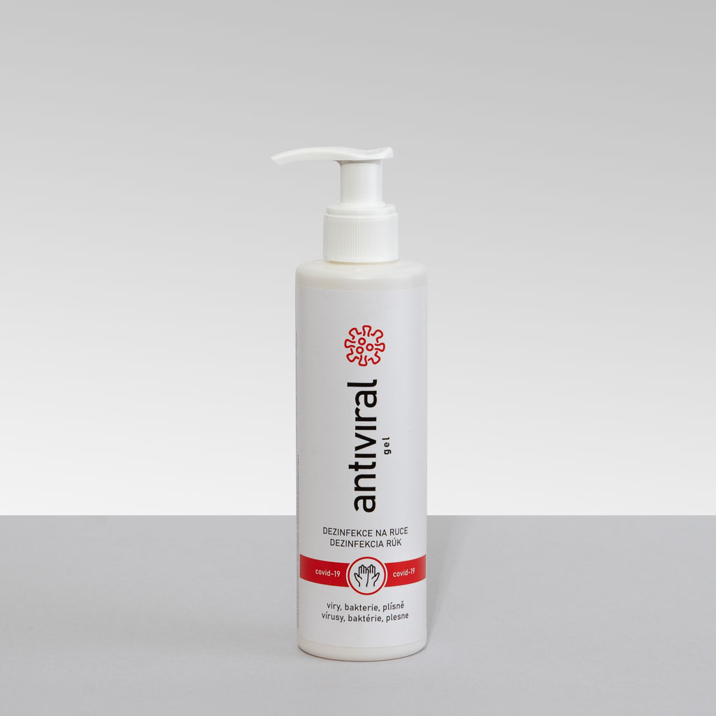 Dezinfekce ANTIVIRAL Gel 200 ml s pumpou